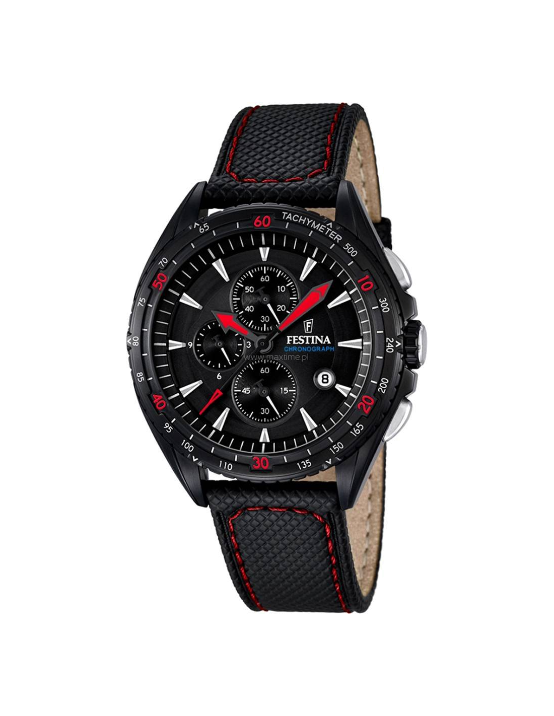 Montre Festina F16847/2 Sport Noir en Acier Inoxydable