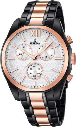 Montre Homme Festina F16856/1 Or Rose