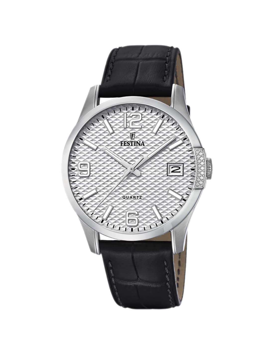 Montre Festina F16982/1 Cadran Noir et Bracelet Cuir