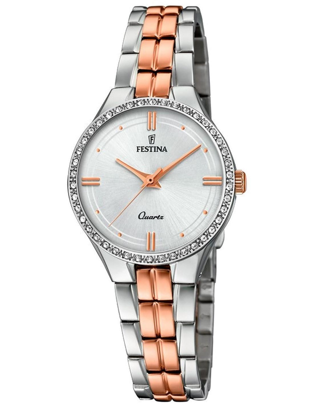 Montre Festina F20219/2 Mademoiselle en Acier et Cristaux