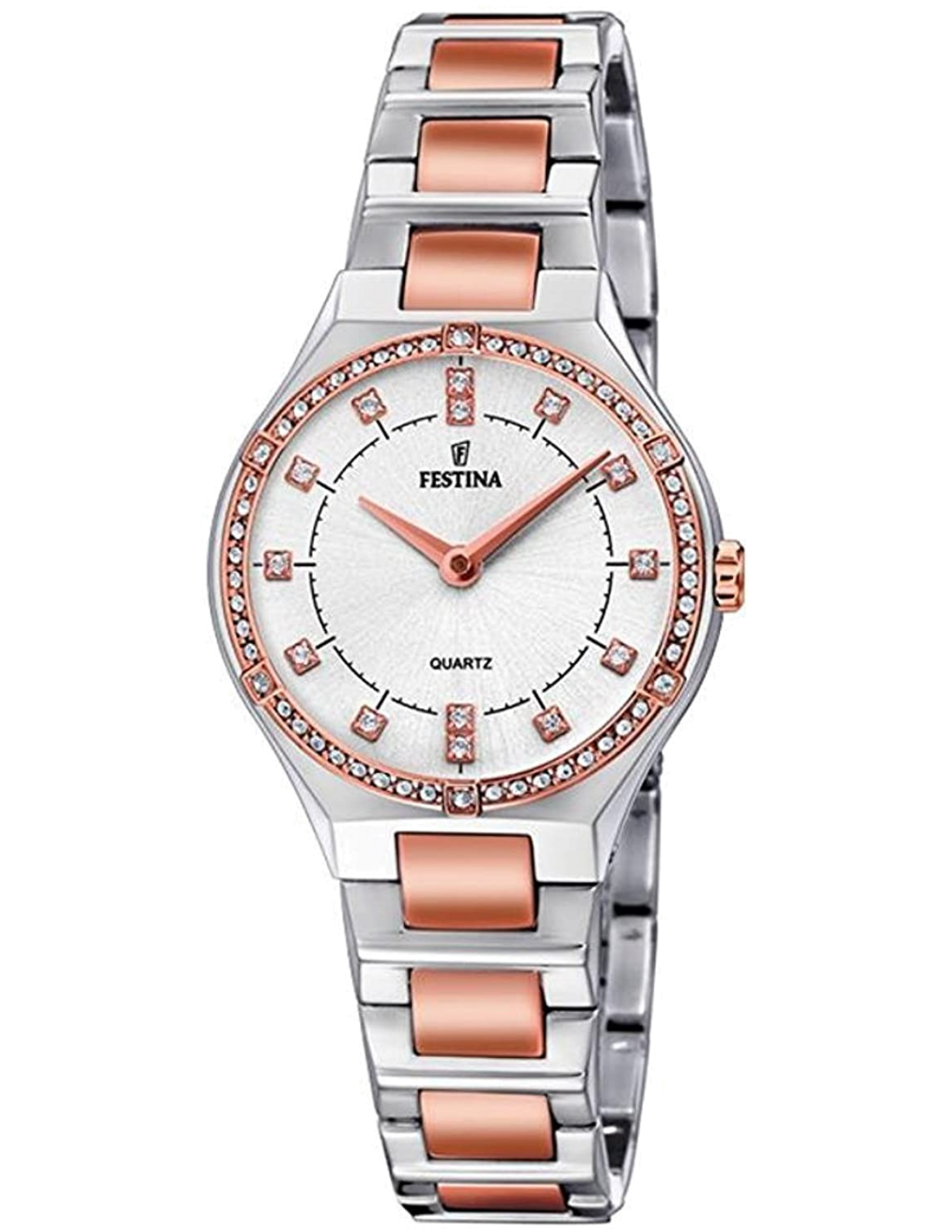 Montre Festina F20226/3 Slim en Acier avec Bracelet Maille Milanaise