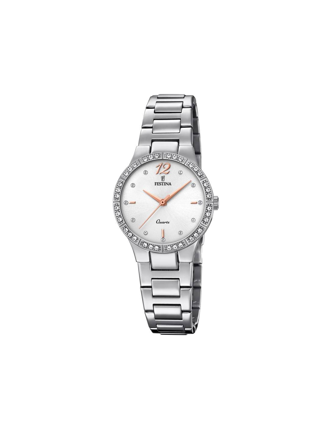 Montre Femme Festina F20240/1 Trend Mademoiselle Acier et Cristaux