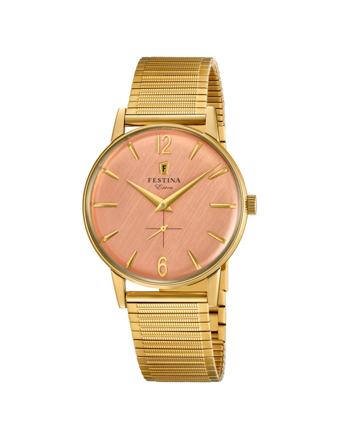 Montre Festina F20251/3 Extra Boîtier et Bracelet Acier Doré