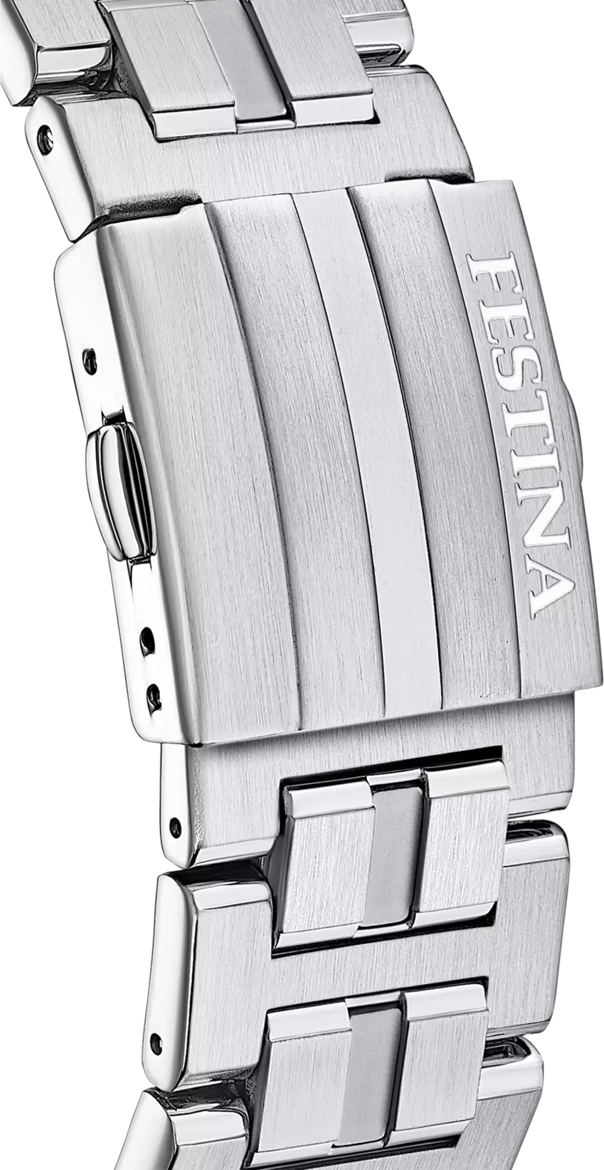 Montre Festina F20327/8 Chrono Bike Acier Argenté Cadran Noir