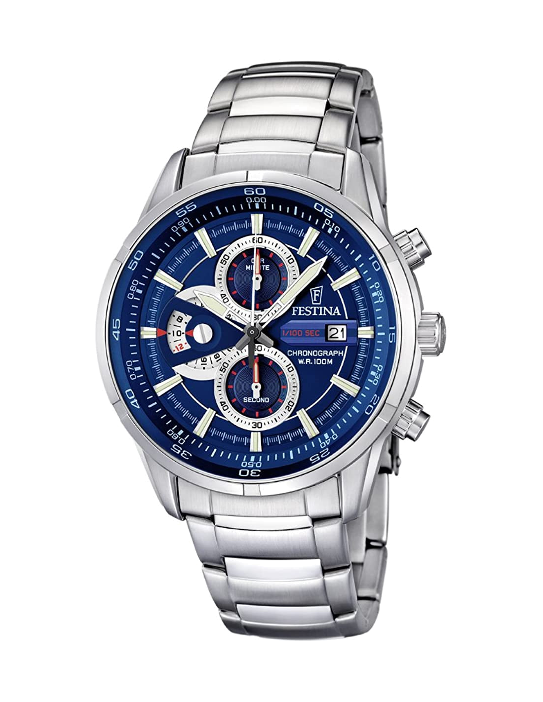 Montre Homme Festina F6823/2 Argentée en Acier Inoxydable