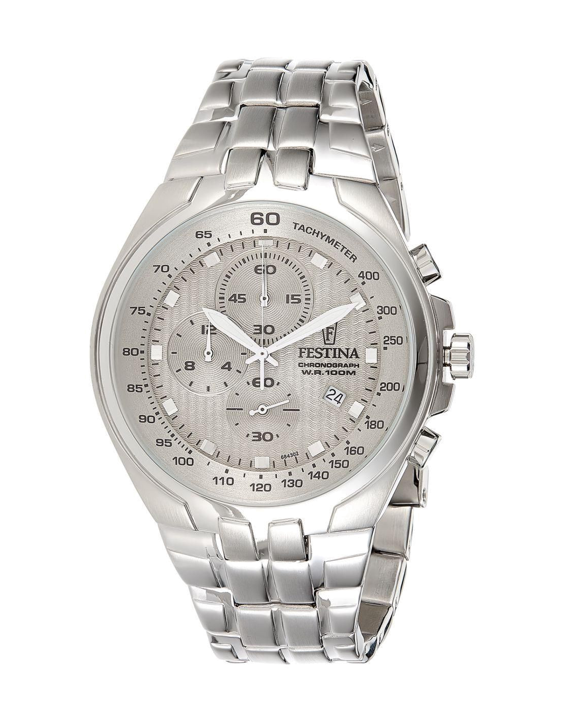 Montre Festina F6843/2 Sport Argentée en Acier Inoxydable