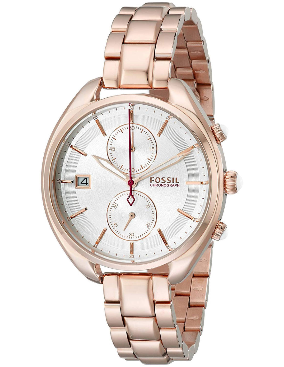 Montre Femme Fossil CH2977 Or Rose Bracelet acier