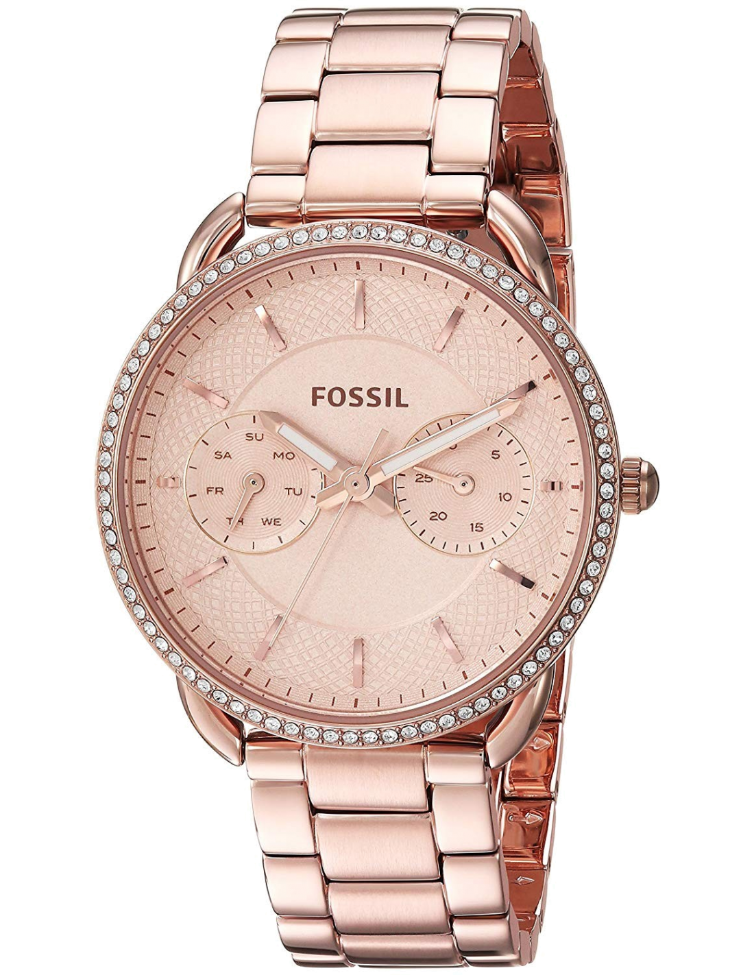 Montre Femme Fossil ES4264 Tailor en Acier Doré Rose