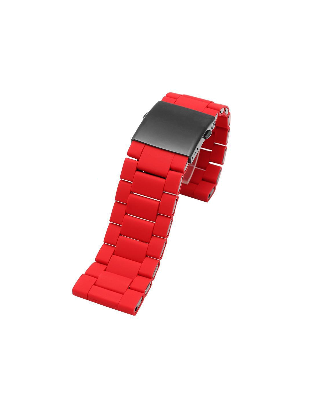Bracelet de montre Diesel Mr Daddy 2.0 en silicone rouge - Gasmann DZ7370_STRAP