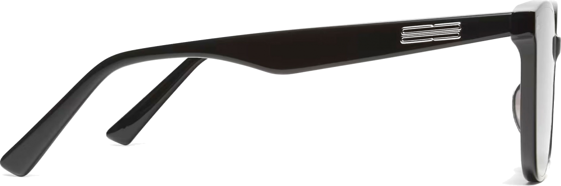 Lunettes de soleil Gentle Monster HEIZER01 - Monture noire unisexe vue 3