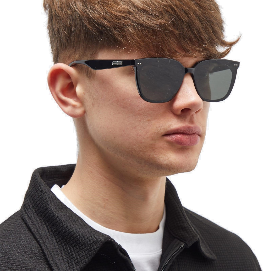 Lunettes de soleil Gentle Monster HEIZER01 - Monture noire unisexe vue 5