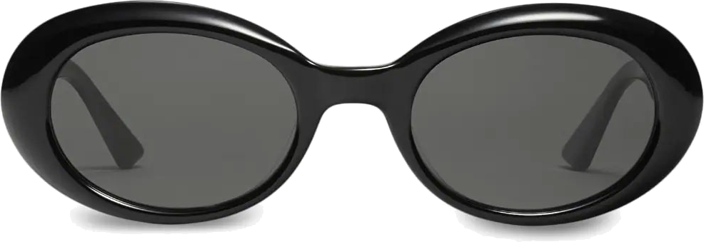 Lunettes de soleil Gentle Monster EVE 01 Noir - Monture ovale unisexe vue 2