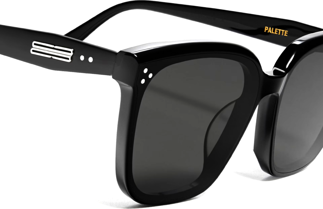 Lunettes de soleil Gentle Monster Palette 01 - Monture noire unisexe vue 3