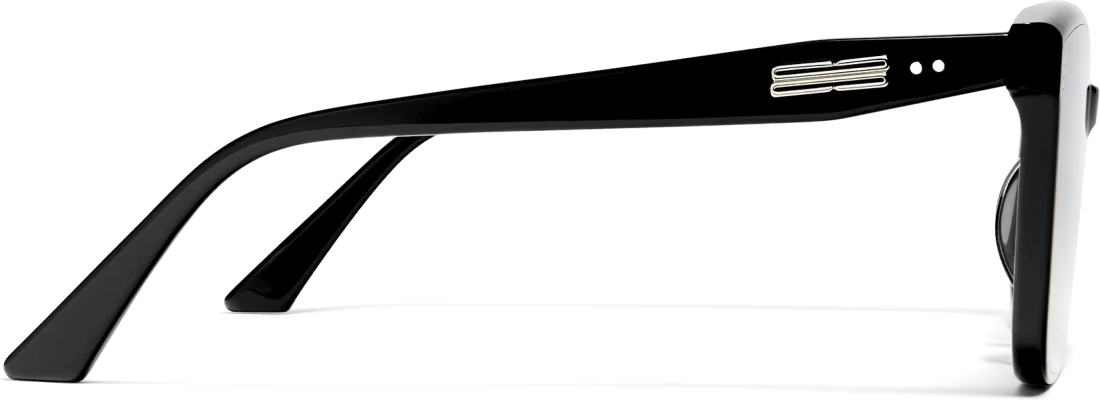 Lunettes de soleil Gentle Monster Palette 01 - Monture noire unisexe vue 4