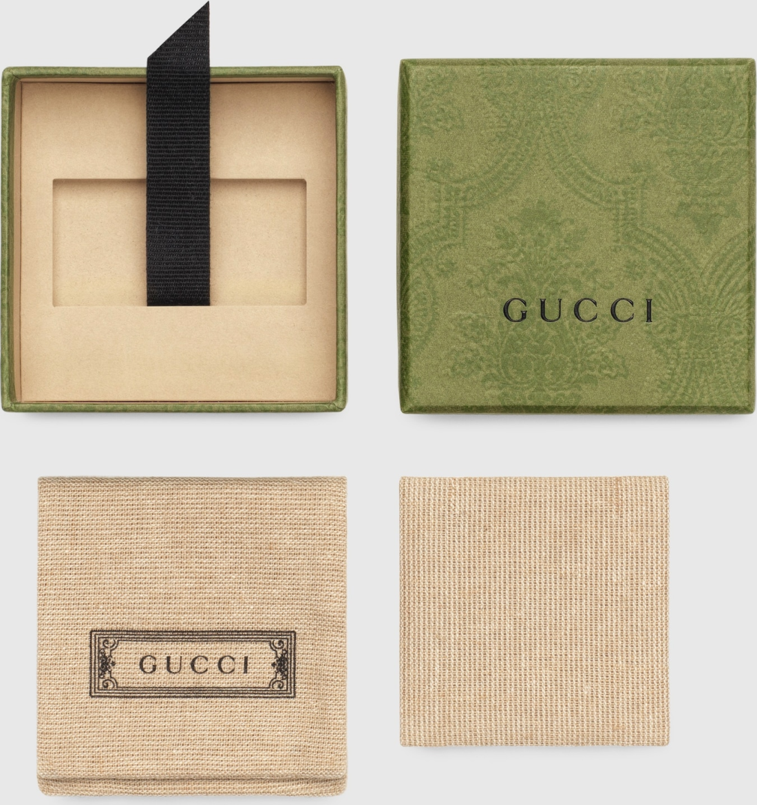 Boucles d'oreilles à tige Gucci GG Marmont en argent 925 vieilli - Réf. YBD62775500100U vue 4