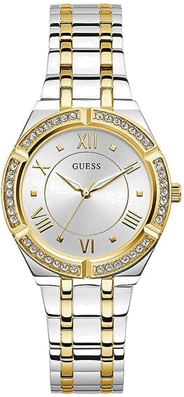 Montre Femme Guess Cosmo GW0033L4 Acier Bicolore et Lunette Strass