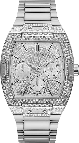 Montre Guess GW0094G1 Tonneau 43mm Micropavée de Cristaux