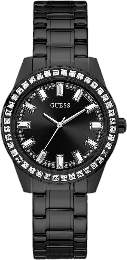 Montre Femme Guess Sparkler GW0111L4 Acier Noir et Strass