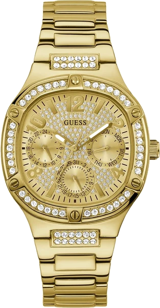 Montre Guess Duchess GW0558L2 multifonction en acier doré jaune