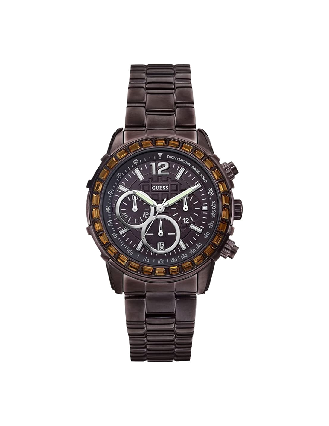 Montre Femme Guess Lady B Chronographe W0016L4 Lunette ornée