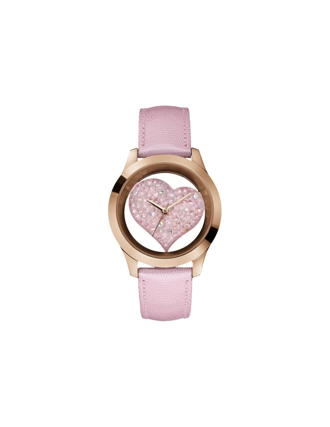 Montre Femme Guess Trend W0113L5 Cadran Coeur rose brillant