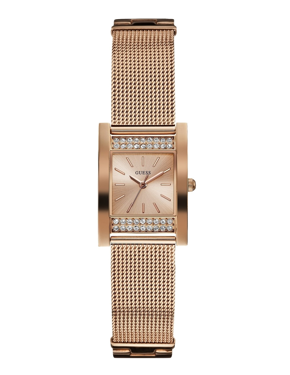 Montre Femme Guess Nouveau W0127L3 Acier Rose Gold Cadran Carré