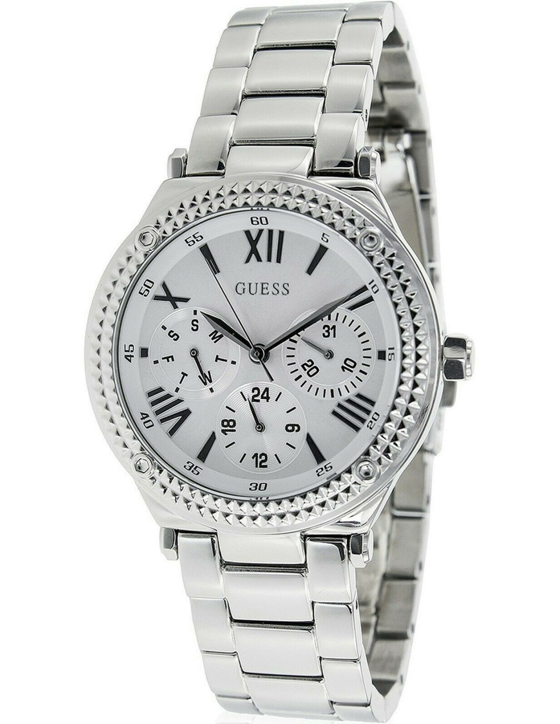 Montre Femme Guess W0331L1 Argent Acier Multifonction