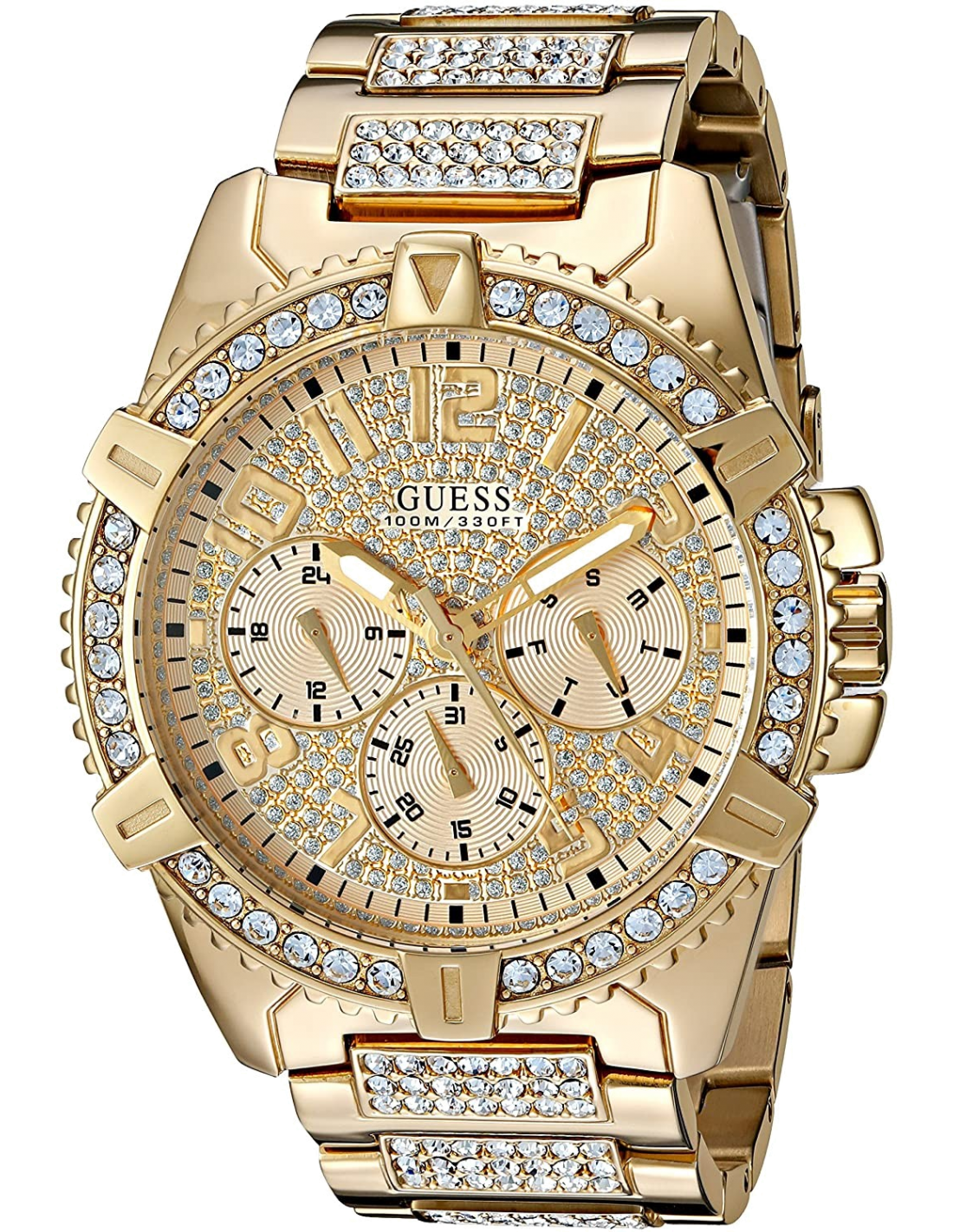 Montre Guess W0799G2 Acier Doré et Cristaux Swarovski