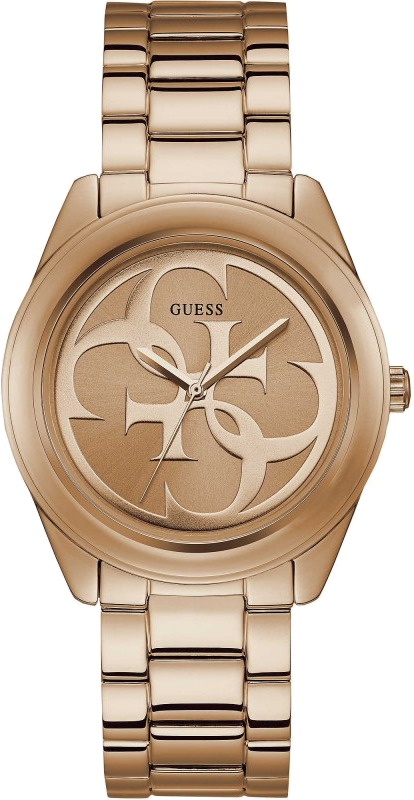 Montre Femme Guess G-Twist W1082L3 bracelet et cadran or rose en acier
