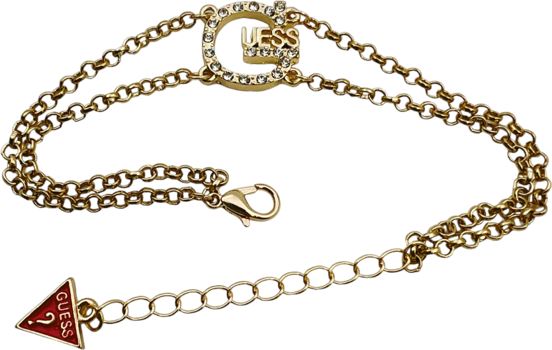 Bracelet Guess ajustable en métal plaqué or pour femme - Réf. 109804 vue 2