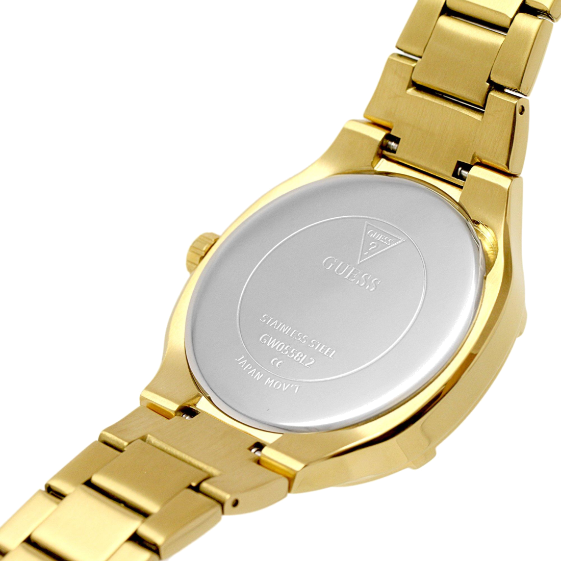 Montre Guess Duchess GW0558L2 multifonction en acier doré jaune vue 4