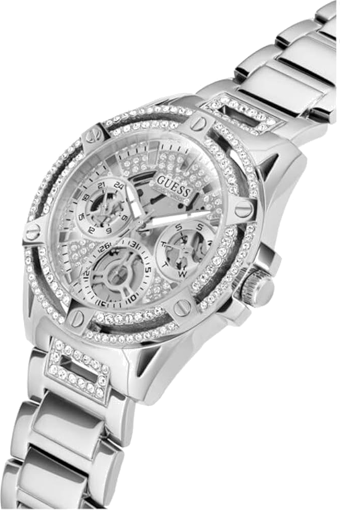 Montre Femme Guess Queen GW0464L1 - Acier Argenté & Cadran à Cristaux vue 2