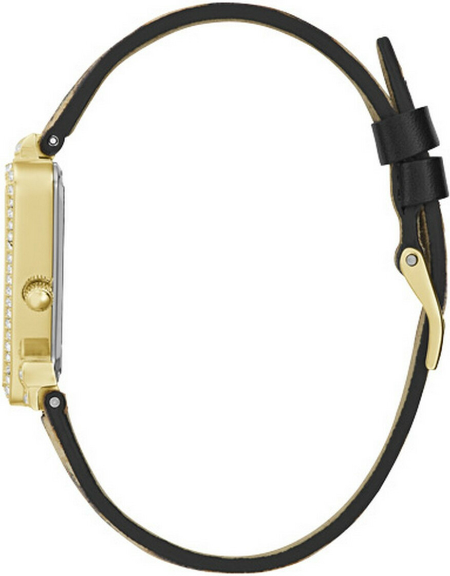 Montre Femme Guess Fame GW0504L3 bracelet cuir léopard boîtier doré avec strass vue 3