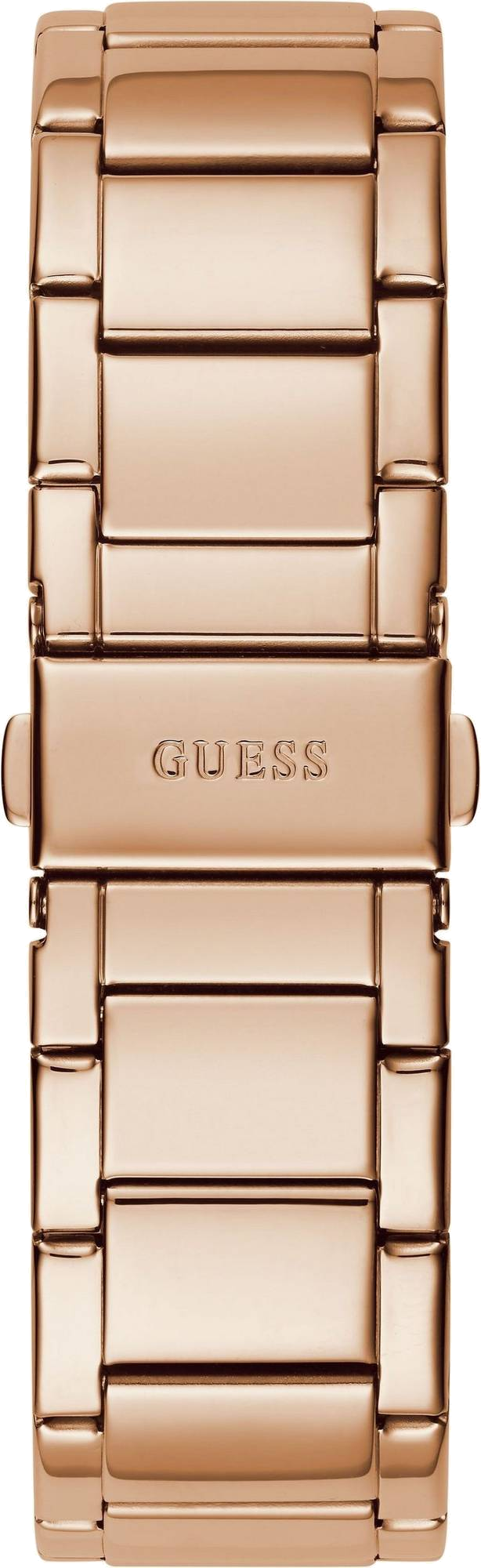 Montre Guess Raven GW0104L3 pour Femme - Boîtier or rose strass, bracelet acier vue 3