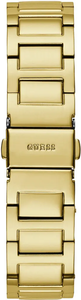 Montre Femme Guess Deco GW0472L2 bracelet acier doré cadran multifonction orné de strass vue 3