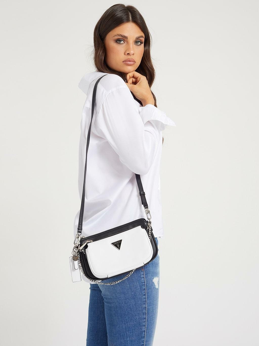 Set de deux mini-sacs à main Guess Arie noir et blanc - Réf. HWGY78 85700 vue 6