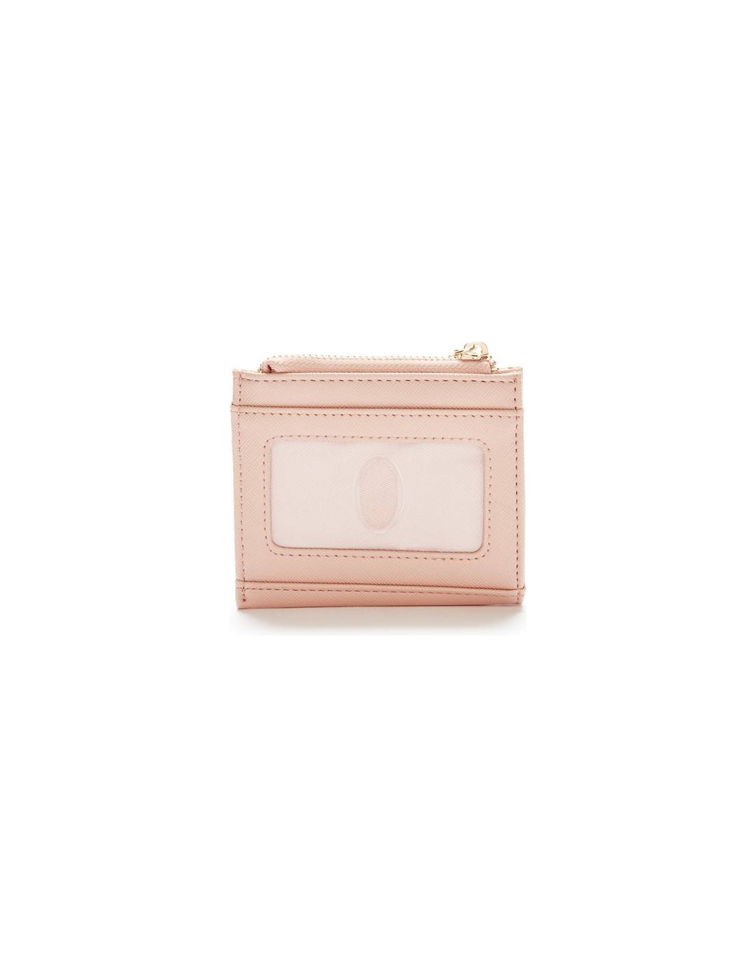 Portefeuille compact Guess 15GF-148-BLUSH beige pour femme vue 2