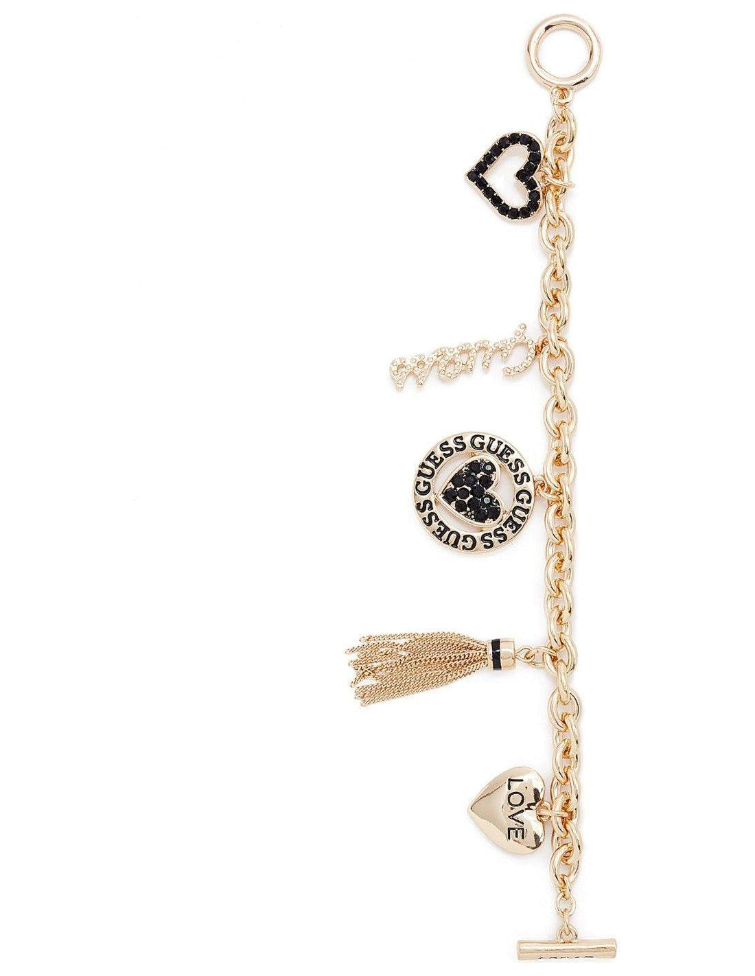 Bracelet Guess 398162-21 en or pour femme avec 6 breloques vue 2