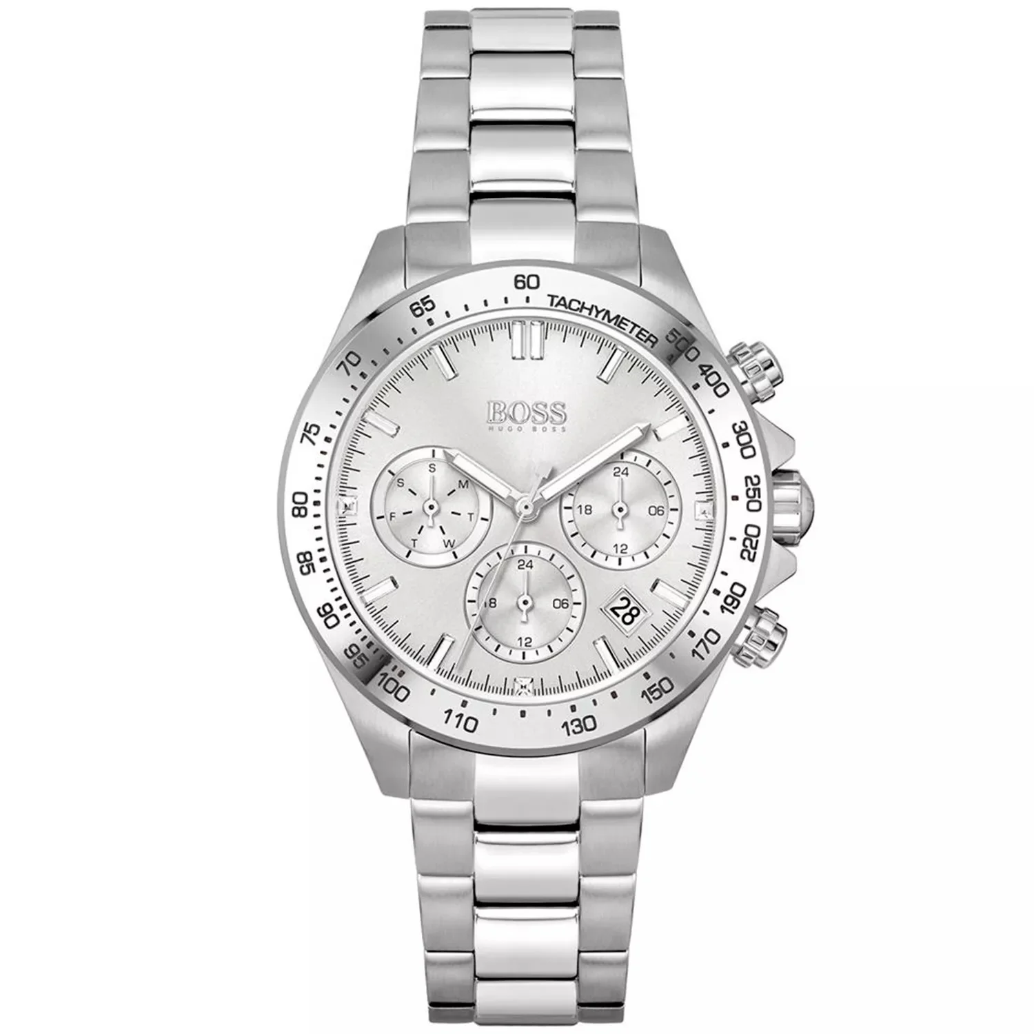 Montre Femme Hugo Boss 1502616 Sport Lux Chronographe Acier Gris