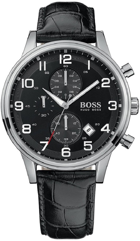 Montre Hugo Boss 1512448 avec Bracelet en Cuir Noir