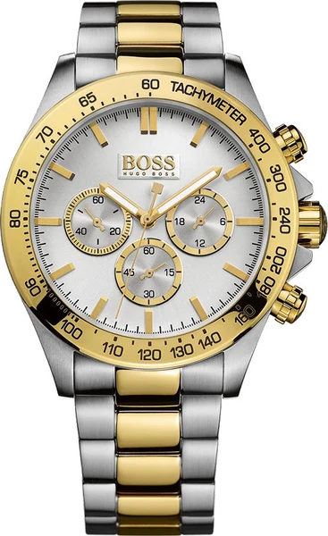 Montre Hugo Boss 1512960 Chronomètre en Acier Inoxydable Bicolore