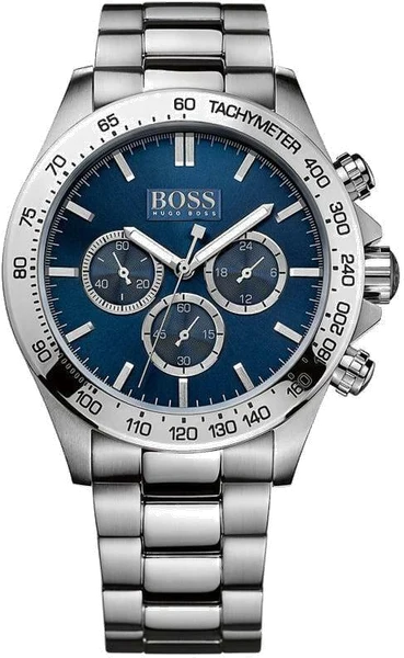 Montre Homme Hugo Boss 1512963 Chronographe à Cadran Bleu
