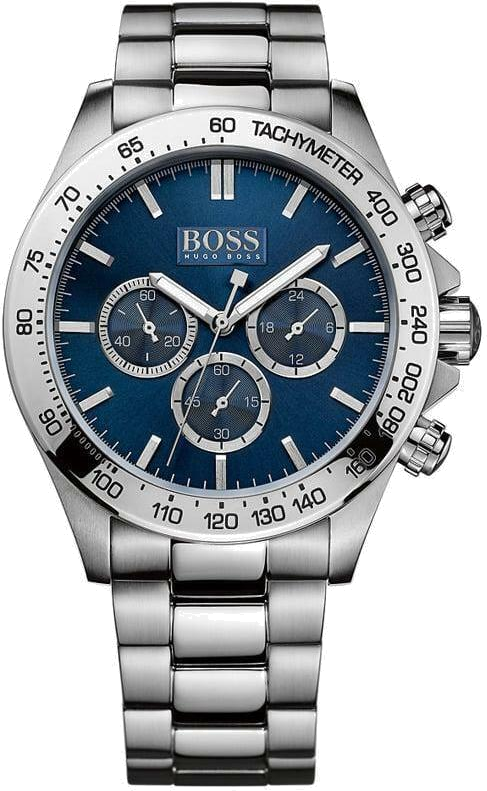 Montre Homme Hugo Boss 1512963 Chronographe à Cadran Bleu