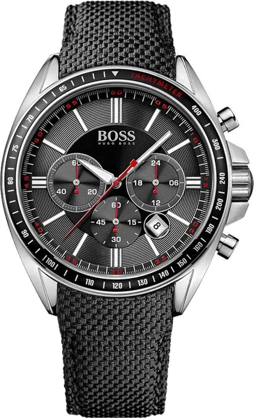 Montre Hugo Boss 1513087 Chronographe en Acier et Bracelet Nylon Noir