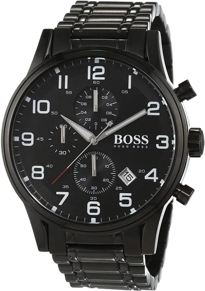 Montre Hugo Boss 1513180 Chronographe en Acier Inoxydable Noir