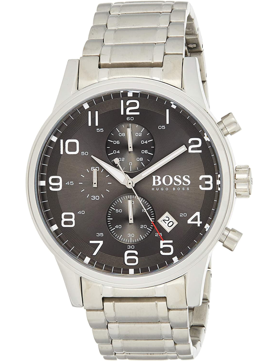 Montre Homme Hugo Boss 1513181 Bracelet en Acier Inoxydable Argenté