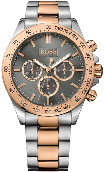 Montre Hugo Boss 1513339 Acier Bicolore et Cadran Anthracite