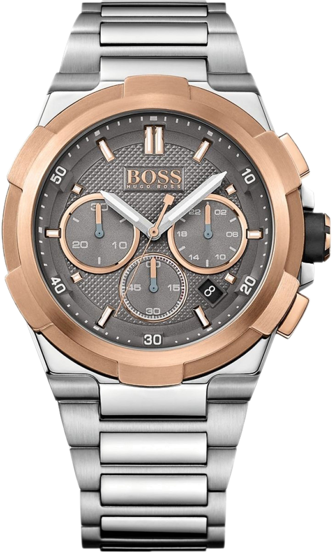 Montre Hugo Boss 1513362 en acier avec cadran anthracite