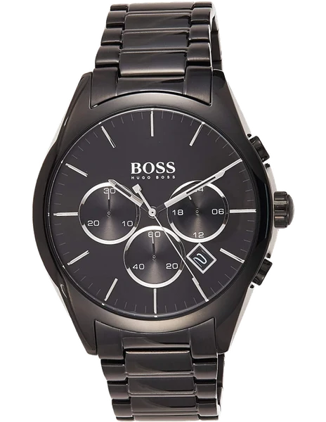 Montre Hugo Boss 1513365 Onyx Chronographe en Acier Noir