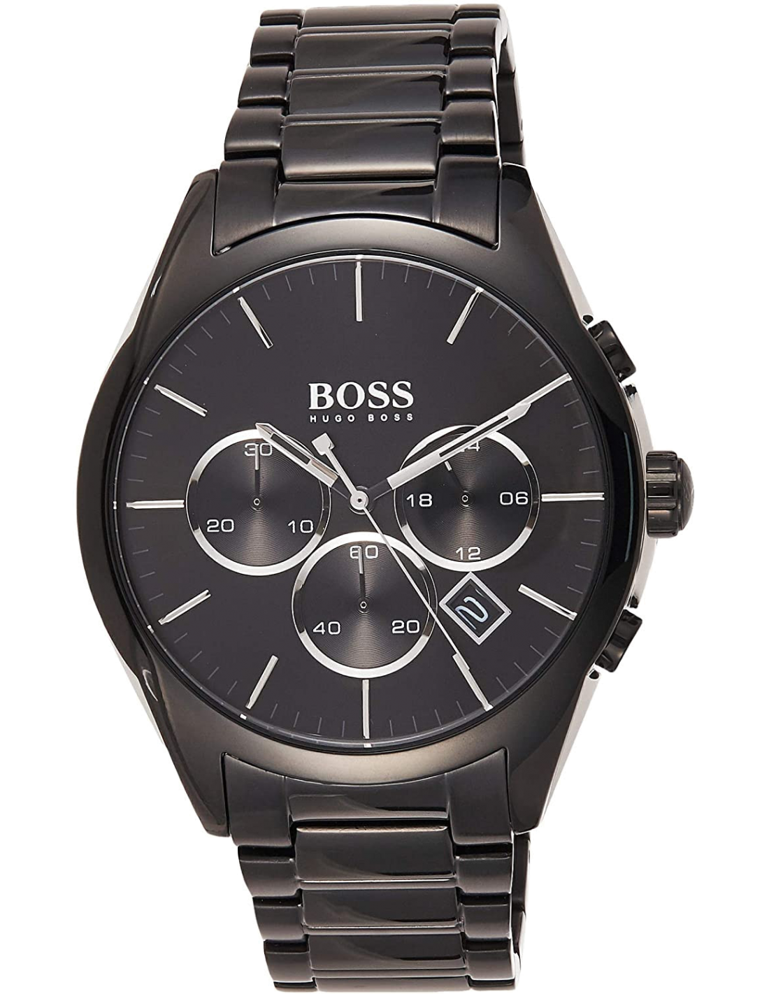 Montre Hugo Boss 1513365 Onyx Chronographe en Acier Noir
